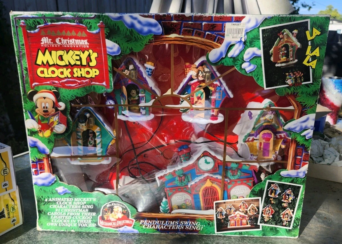 Mr. Christmas 1993 Mickey's Clock Shop for sale online | eBay
