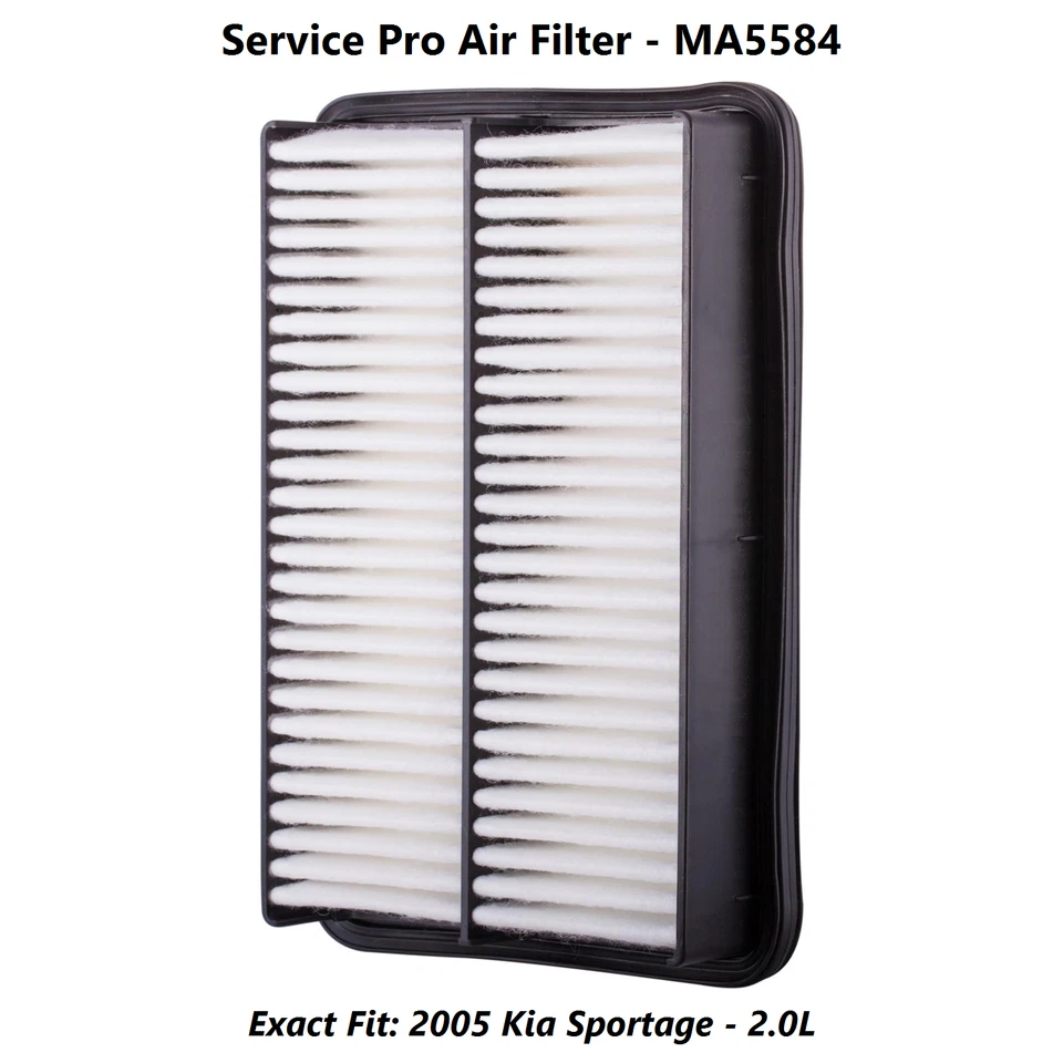 2005 Kia Sportage 2.0L Complete Oil, Air & Cabin Filter Kit (5W-30) - Изображение 4 из 4