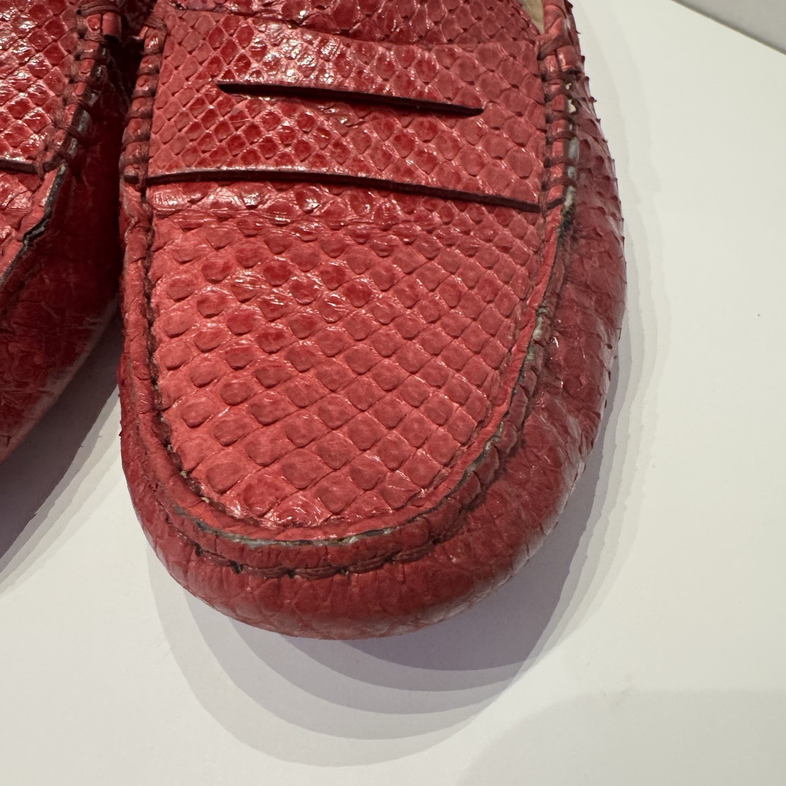 Rare Genuine Python Tod’s Gommino Loafers Size 35… - image 3