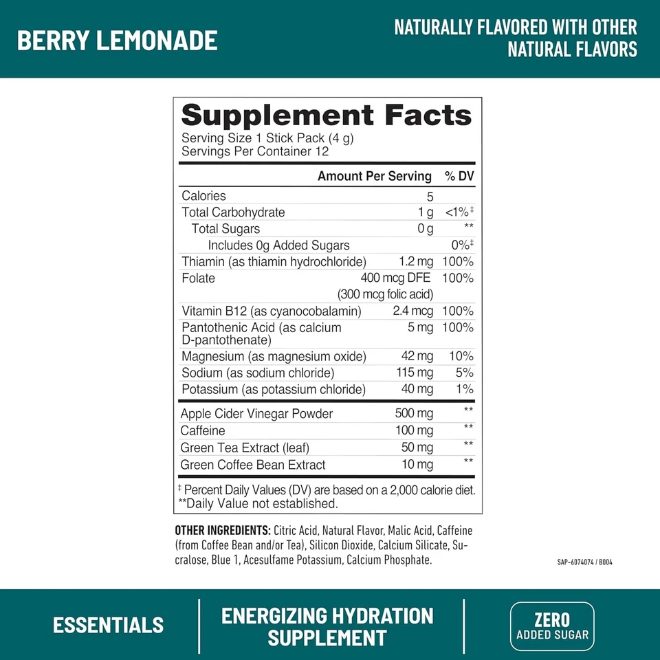 Paquetes de hidratación SlimFast, electrolitos intermitentes en ayuno, mezcla de bebidas... Foto 4 de 4