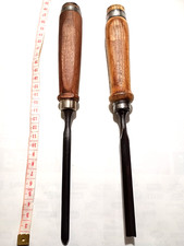 SCALPELLI SGORBIE PER LEGNO N2 PEZZI PROFESSIONALI  UNO DA 10 E UNO DA 8 ACCIAIO