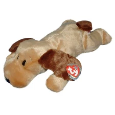 Ty Large Plush Beanie Buddy - Bones the Dog  MWMT