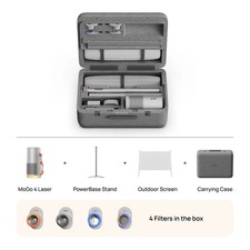 Image of XGIMI MoGo 4 Laser Outdoor Bundle projector 1080P, 550 ISO Lumens, Google TV