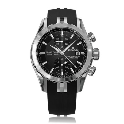 Edox Men's Grand Ocean 43mm Automatic Chronograph Watch 09800-3CA-NIN