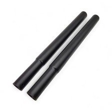 Black Height Extension Poles for 32 mm Heavy-Duty Clothes Rails – Pair | 8 Sizes