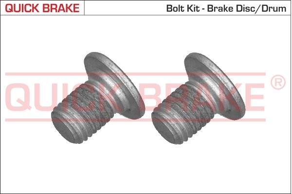 Fits QUICK BRAKE QB11661K Bolt, brake disc QB11661K Brake disc fitting bolt fro