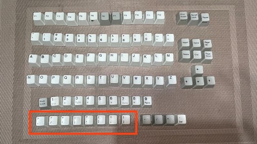 IBM Model M F F122 SSK Keyboard Keycaps Buckling Spring Caps Genuine - Picture 35 of 35