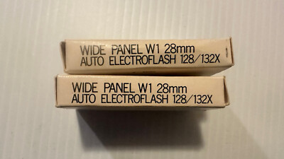 2X Minolta Wide Panel W1 28mm for Auto Electroflash 128 & 132X | eBay