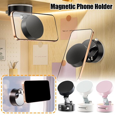 Vacuum Magnetic Suction Cup Car Phone Holder Stand n ew; 360° Rotation Car L6T7