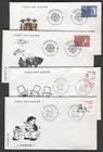 Denmark R99 4 FDC 1982 4v Europa CEPT Comic