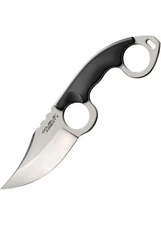 Cold Steel Black Double Agent II Double Ring Fixed Knife Stainless Blade - 39FN