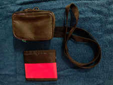 2tlg Set Peppige Borsa Portamonete Fotoaparat-Tasche Fucsia Nero Squadra Holiday