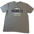 NASHVILLE TENNESSEE Music City T-Shirt XL NWT Gildan Soft Style Gray