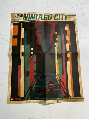 The Lego Ninjago Movie Ninjago City Poster - 16 x 21 inches - Lego Poster