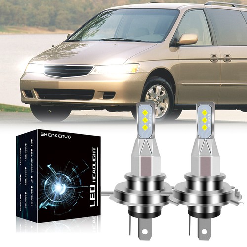 2x LED FOR Honda Odyssey 19952004 Headlight H4/9003 6000K Bulbs High