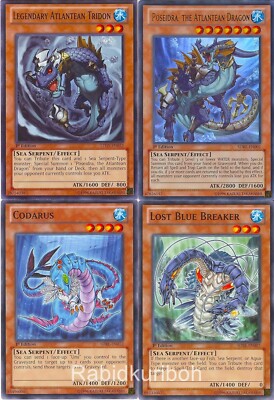 Yugioh Poseidra, the Atlantean Dragon + Tridon + Lost Blue Breaker + Codarus | eBay Yugioh Poseidra, the Atlantean Dragon + Tridon + Lost Blue Breaker + Codarus | eBay