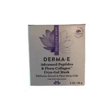 Derma E Advanced Peptides and Vegan Flora-Collagen Cryo-Gel Mask