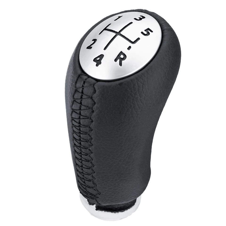 5 Speed Gear Shift Knob Leather For RENAULT Laguna Megane Scenic 2 Clio 3 Kangoo - Image 4 of 4