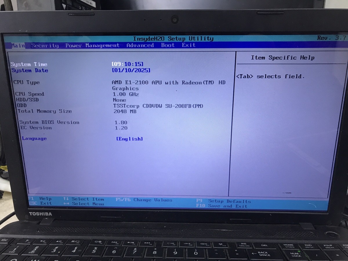 TOSHIBA Satellite C55D-A5163 AMD E1-2100 APU with Radeon HD