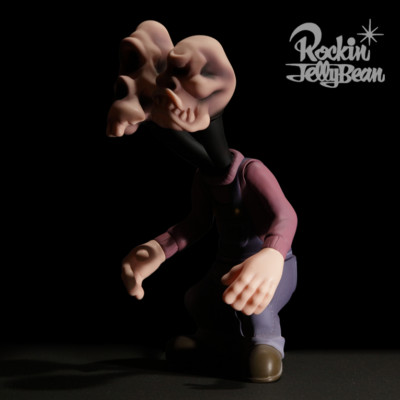 Rockin'Jelly Bean Freaky Monster Village series Twin Head 1st