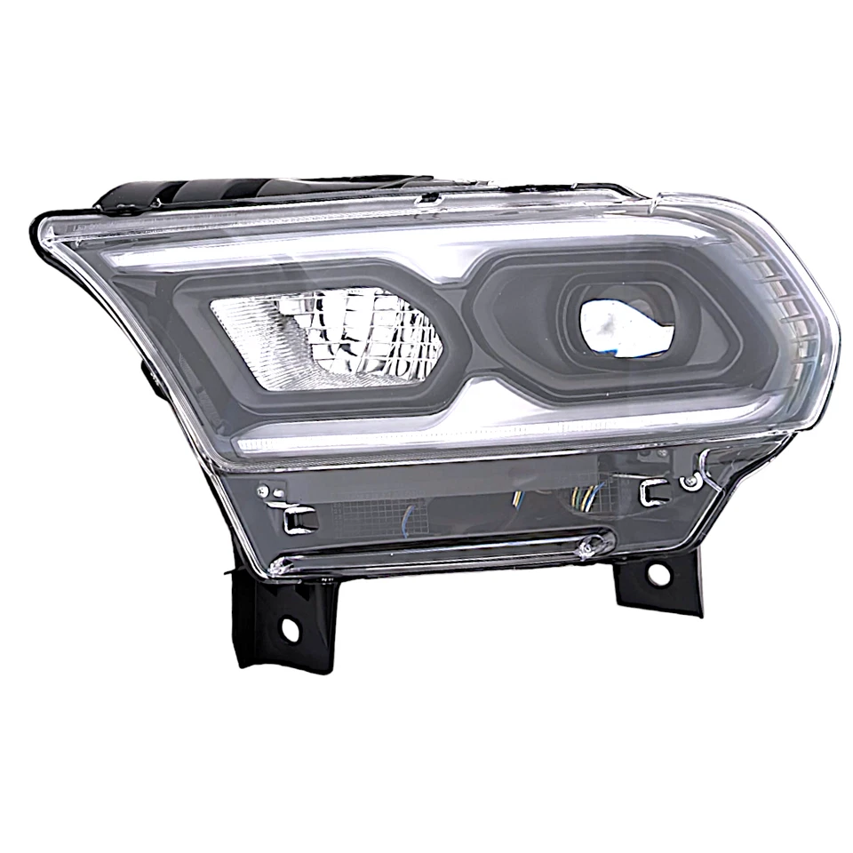 [LED COMPLETO con AFS] Para Dodge Durango 2021-24 Bisel Negro Faro Conductor LH Foto 4 de 4