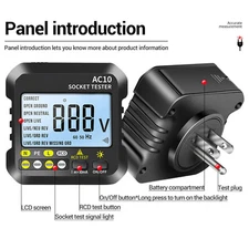 US Electric Outlet Tester Power Socket Circuit Polarity Voltage Detector a