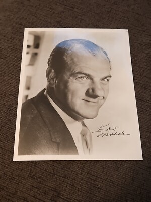 Karl Malden All My Sons Actor Signed 8x10 Black & White Promo Photograph 