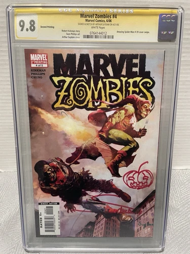 Marvel Zombies #4 Amazing Spider-Man #39 Cover Swipe CGC 9.8 Signature Series