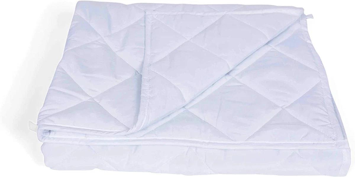 Fairfield Poly Fil Weighted Blanket Insert 42in x 72in 12lb Bead Full White