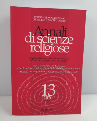 ANNALEN DER RELIGIONSWISSENSCHAFTEN - AA.VV. - D. RIZZI - BREPOLS PUBLISHERS - 2020