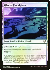 Glacial Floodplain - Kaldheim - FOIL - Magic The Gathering - MTG