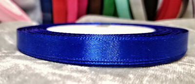Bulk 3/8'' / 9mm Satin ribbon by the yard (3 feet)  choose your color