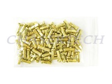 MTB Road BMX Bike 7075 Alloy Spoke Nipples 2.0mm 14G 1/2" 72 Pcs Light Gold