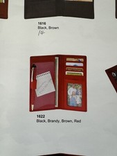 Quality full grain leather checkbook cover credit card slots. Excellent quality.