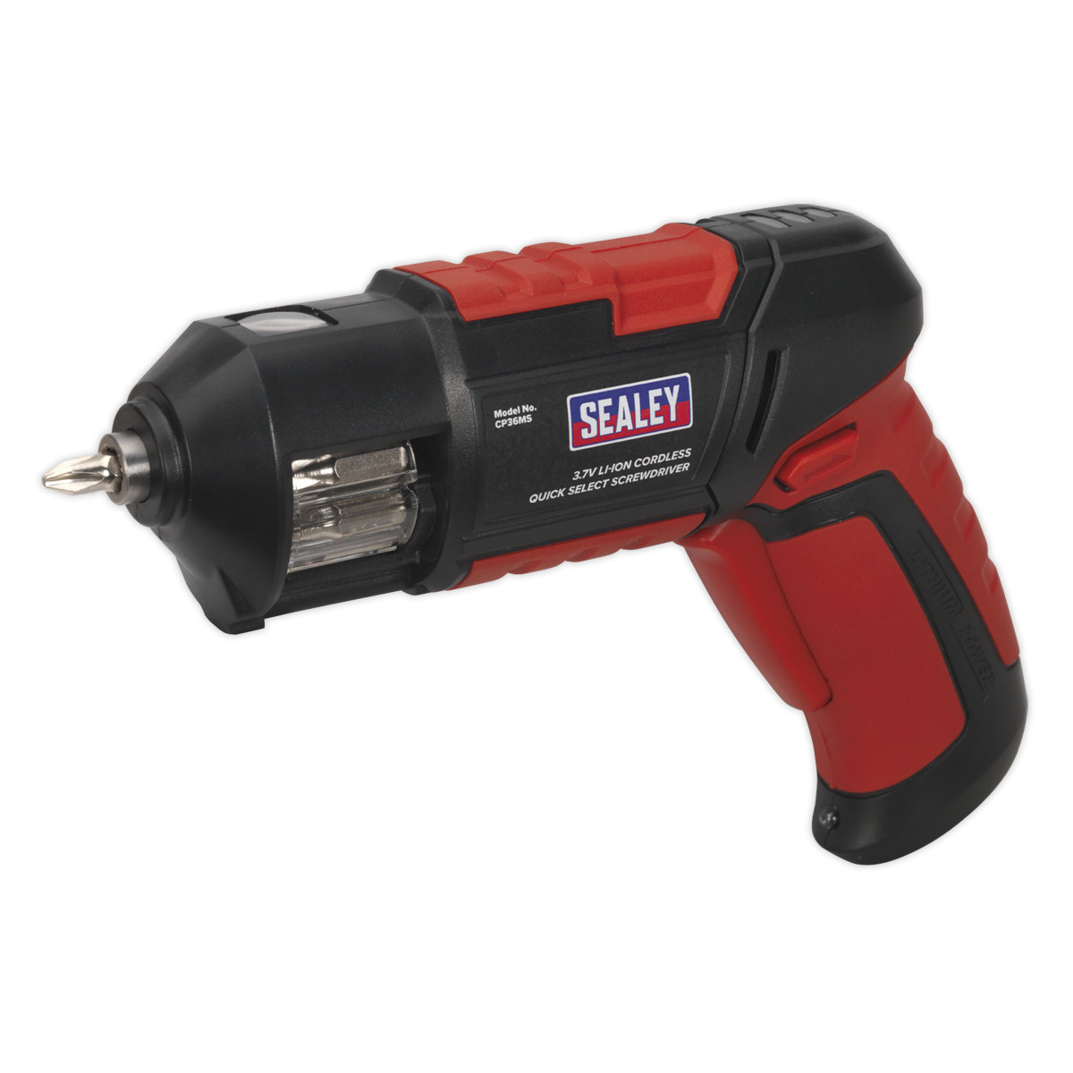 Sealey Cordless Screwdriver Quick Select 14pc 3.7V Lithium-ion USB Garage Wor...