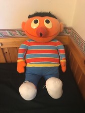 Ernie From Sesame Street Playskool 70294 Large Jumbo 27 inches 1988 Plush Doll