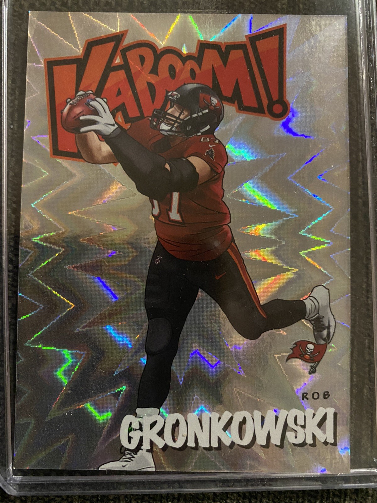 2020 Panini Absolute ROB GRONKOWSKI Rare Insert KABOOM Tampa Buccaneers Gronk