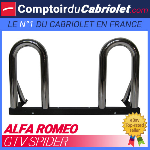 Roll-bar Alfa Romeo GTV Spider arceau de sécurité en acier chromé haut de gamme