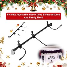 Adjustable Garland Hanger Heavy-Duty No Screws Drilling Christmas Holder F2 Y2B3