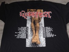 Gorefest Rar Unworn Shirt Death Metal Obituary Entombed Dismember Napalm Death I