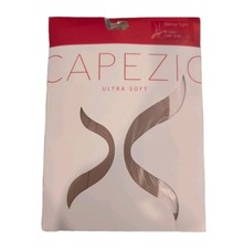 S/M Capezio Ultra Soft Stirrup Tight Caramel Solid Women Dance Tight 1961