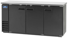 Arctic Air ABB72 72" 3 Solid Door Back Bar Cooler