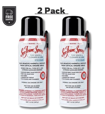 Sea Foam Spray Intake Valve and Upper Engine Cleaner SS14 12 oz Pack of 2