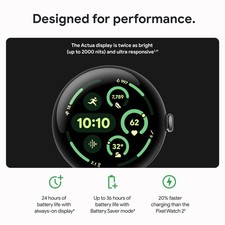 Google Pixel Watch 3 41mm Android Smartwatch with Heart Rate Tracking Fitbit