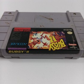 SNES Bubsy II (Super NES) Video Game - Authentic - Tested Working