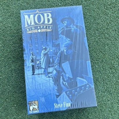 TGG Games Mob: Big Apple Strategy Board Game - Dice, Poker Chips, Meeples