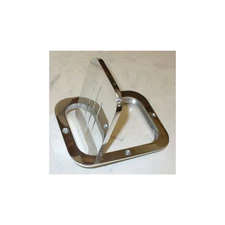 BFDRECTWITH Brothers Trucks Billet Fuel Door-w/ Ball Milling-Polished-Rectangle