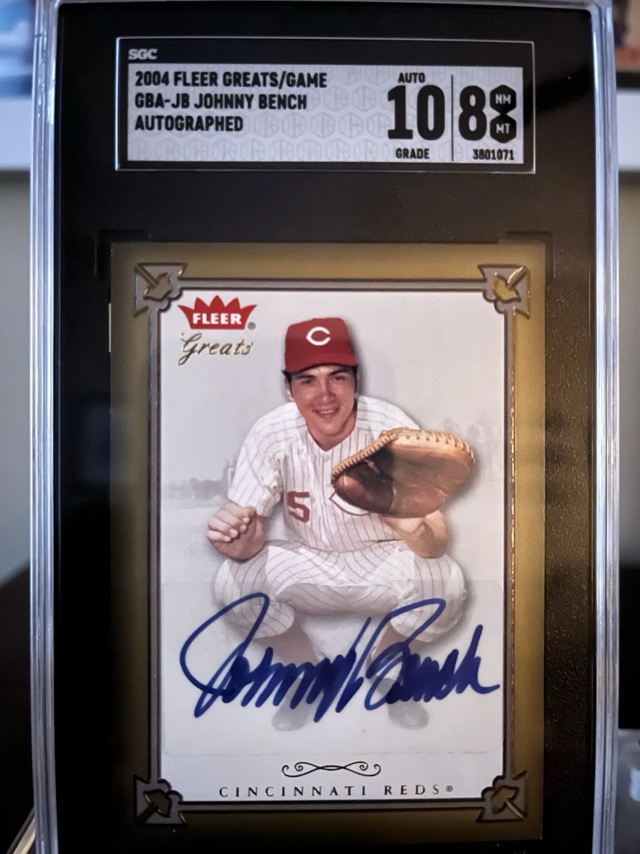 Johnny Bench Autographed Baseball Cards for sale | eBay