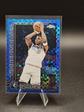 25-26 Topps Chrome #151 ANTHONY EDWARDS BLUE- X-Fractor 