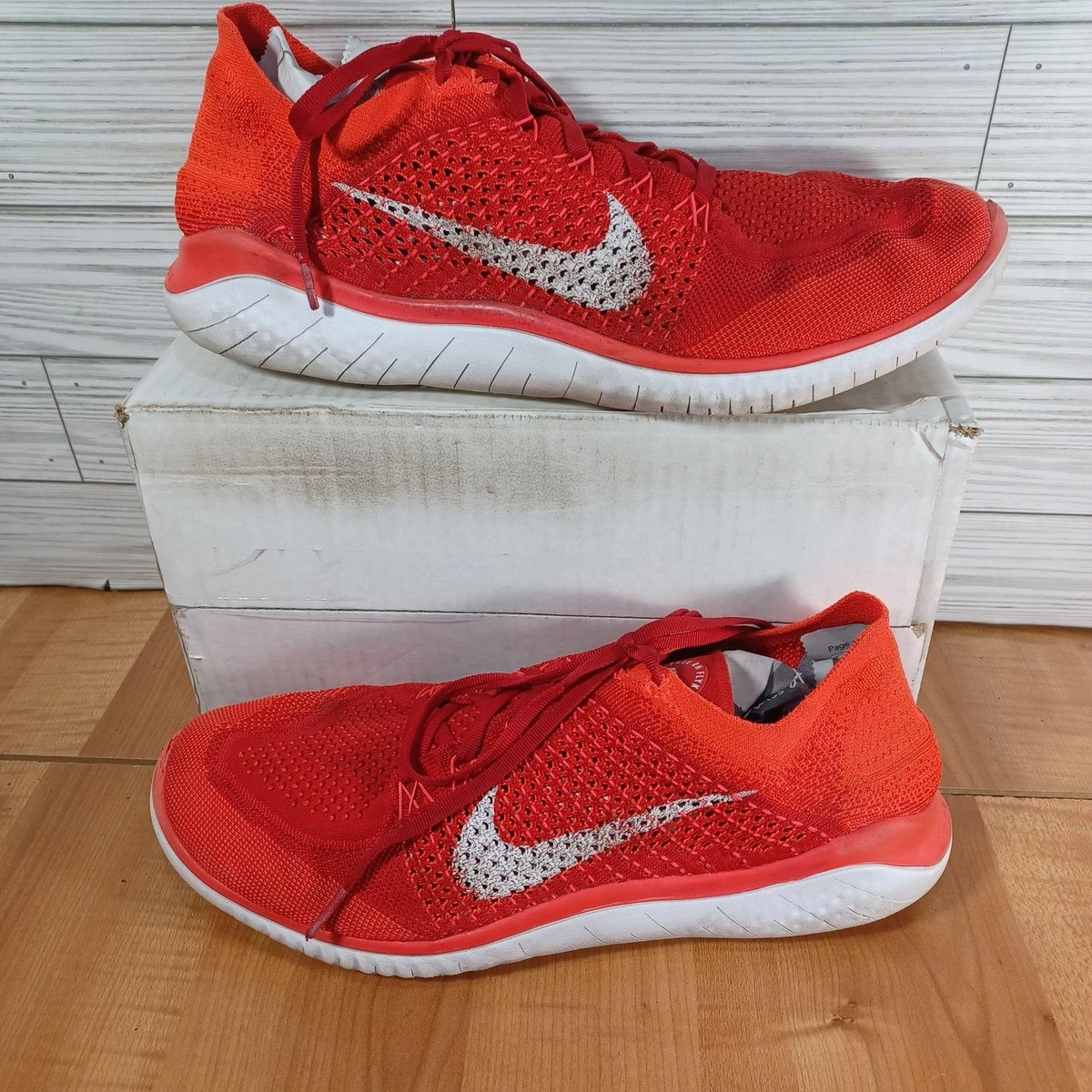 Nike Free RN Flyknit 2018 University Red for Sale | Authenticity